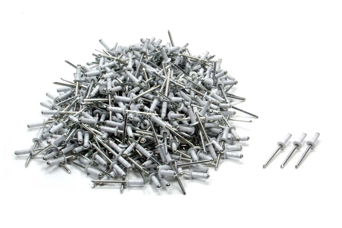 814W-500S Small Head Multi-Grip Rivet, White - Pack of 500