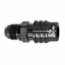 31408J 3000 Series Quick-Connect -8 AN Male Socket Fitting - Stealth Black Finish