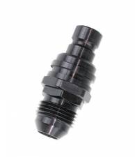 52410 5000 Series Quick-Connect -10 AN Male Plug Fitting, Stealth Black Finish