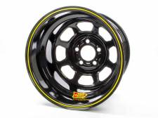 51-100540-RF 4 in. Backspace 51-Series Spun Formed Wheel - Black