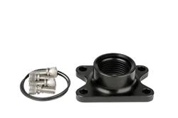 11734 12AN Port Inlet & Outlet Adapter Fitting, Black