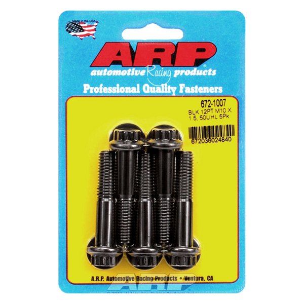 672-1007 10 mm x 1.5 in. 12 Point Bolt Kit - Set of 5