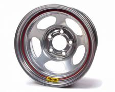 58R52E 2 in. Back Spacing Armor Edge Dirt Track Wheel - Silver