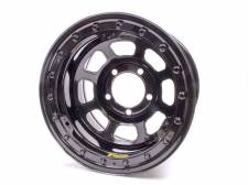 59D53LK 3 in. Backspace D-Hole Lightweight Wheel - Black Powder Coat