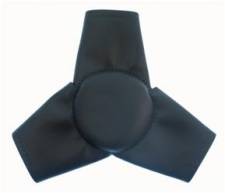 21 Sprint Center Steering Pads - Black Vinyl