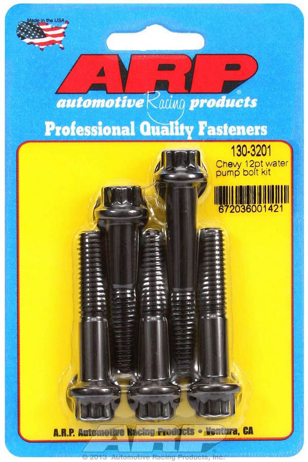 130-3201 12-Point Water Pump Bolt Kit for Chevy
