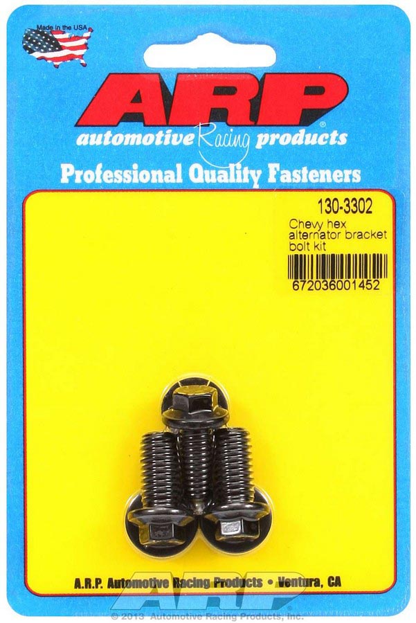 130-3302 6-Point Alternator Bracket Bolt Kit for GM