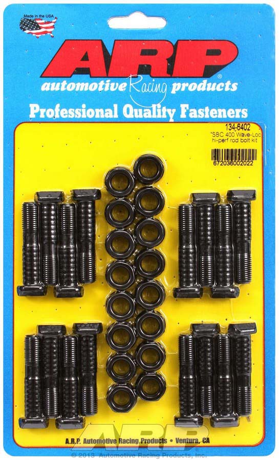 134-6402 Wave-Loc Connecting Rod Bolt Kit for Small Block Chevy 400