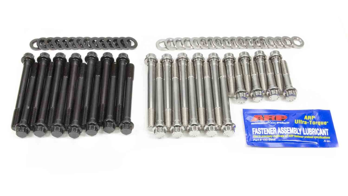 135-3704 12-Point Head Bolt Kit with Stainless Steel Outer Bolts for Big Block Chevy