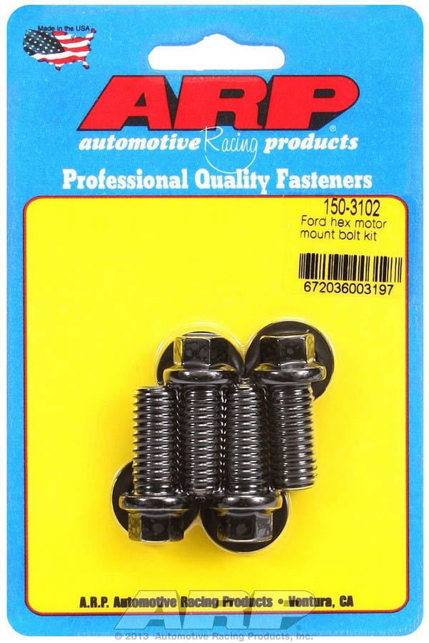 150-3102 6-Point Motor Mount Bolt Kit for Small Block Ford Windsor