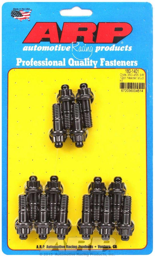 180-1401 12-Point Header Stud Kit for Oldsmobile V8