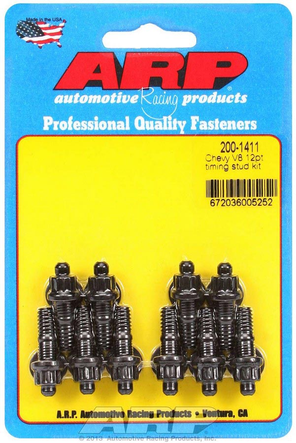 200-1411 12-Point Timing Cover Stud Kit for Chevy