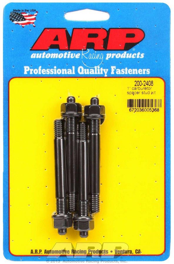 200-2408 1.25 in. Spacer Carburetor Stud Kit - 0.31 x 3.20 in. OAL