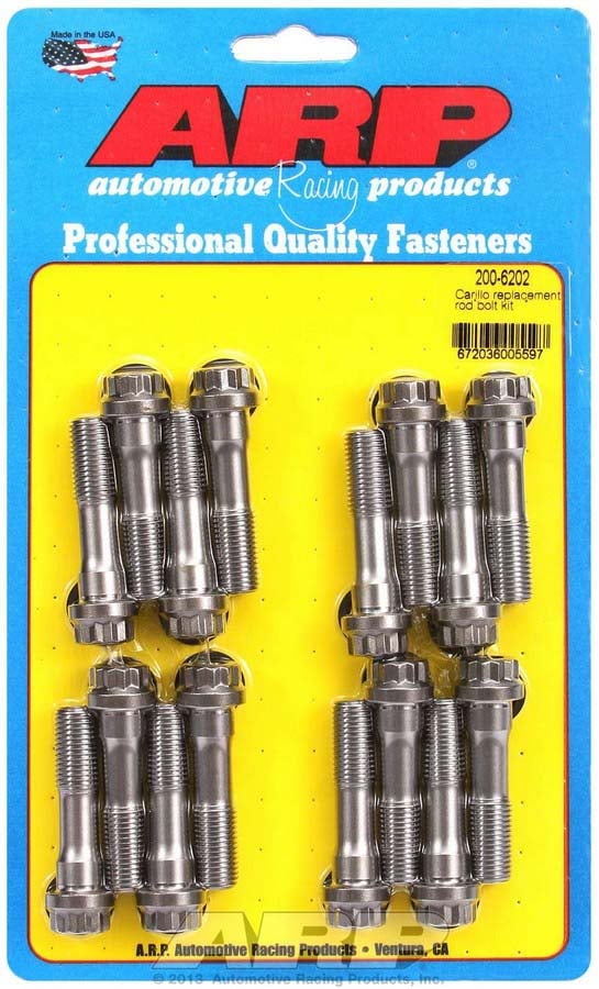200-6202 0.44 in. 200-6202 Replacement Rod Bolt Kit - Pack of 16