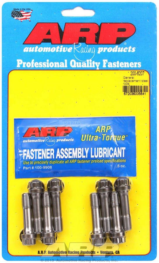 200-6207 0.38 in. 200-6207 Replacement Rod Bolt Kit - Pack of 8