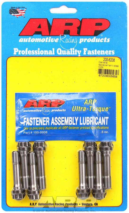 200-6208 0.38 in. 200-6208 Replacement Rod Bolt Kit - Pack of 8