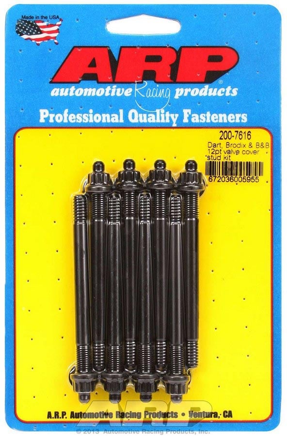 200-7616 0.25 in. 12-Point Valve Cover Stud Kit - Pack of 8
