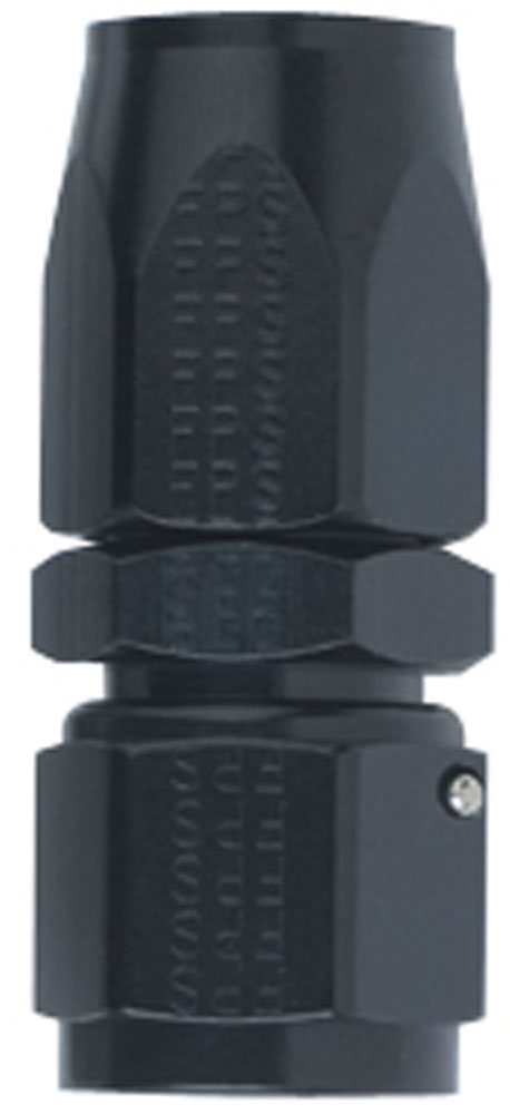100112-BL 3000 Series -12 AN Straight Power Flow Hose End, Black
