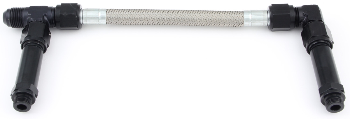 920026-BL Demon -6 AN Pro Stock Fuel Line Kit, Black