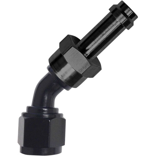 754506-BL 45 deg -6 AN EZ Street Hose Fitting
