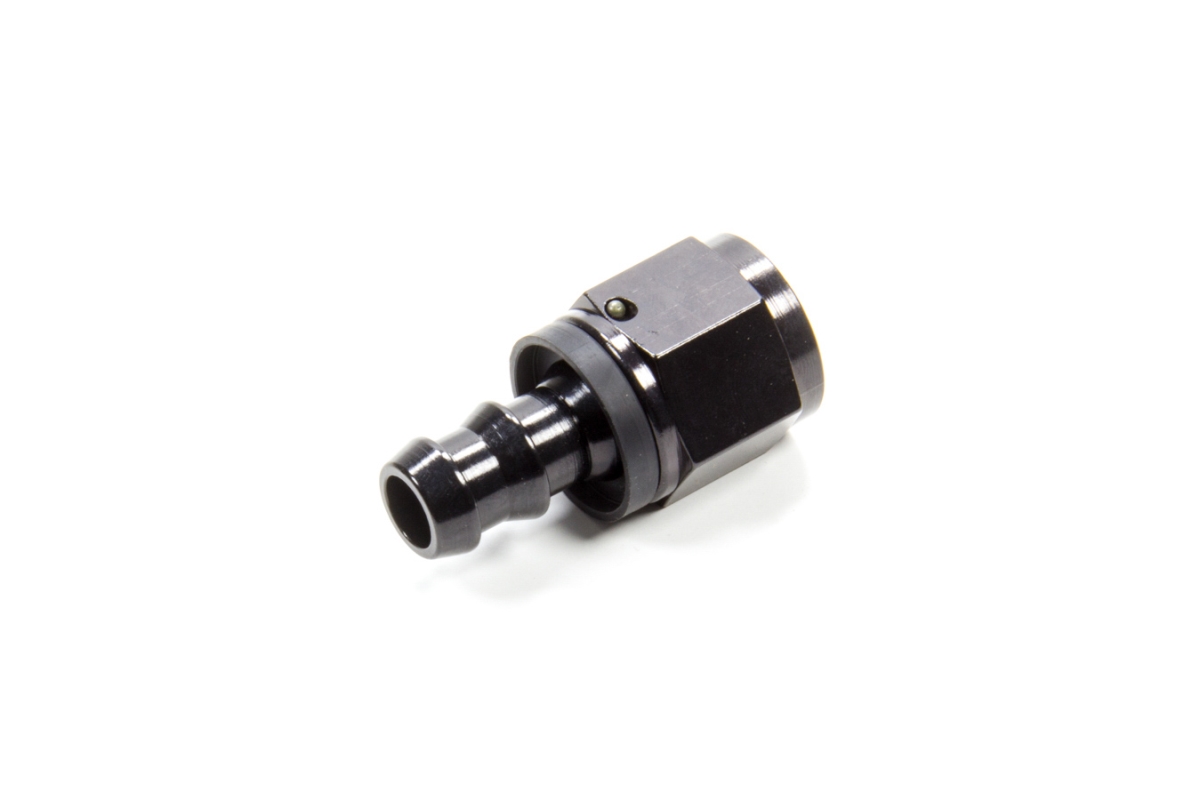200109-BL Push-Lock Straight -10 AN Female to -8 AN Hose End Reducer, Black