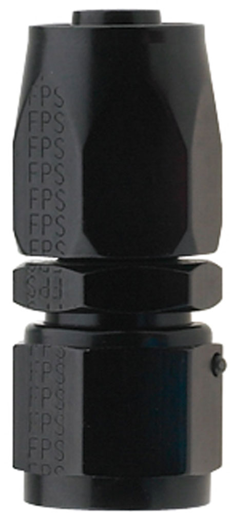220106-BL 2000 Series Pro-Flow Straight -06 AN Hose End, Black