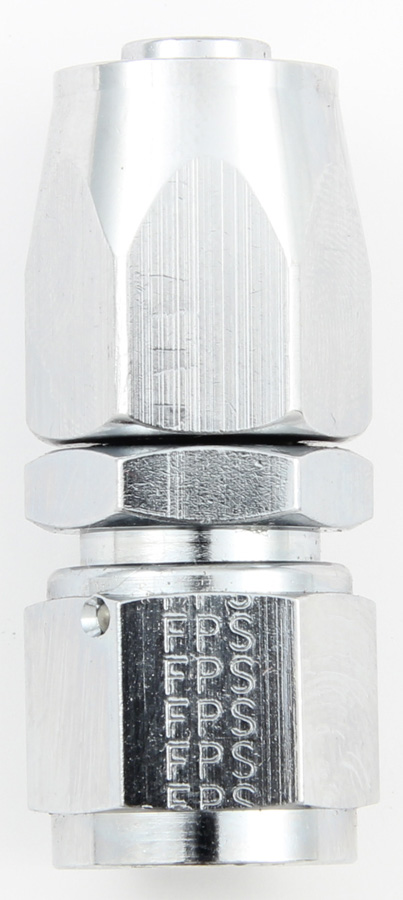 220106-CH 2000 Series Pro-Flow Straight -06 AN Race Hose End, Chrome