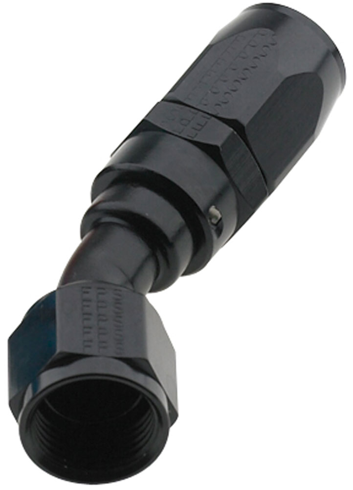 223004-BL 30 deg 2000 Series Pro-Flow -04 AN Hose End, Black
