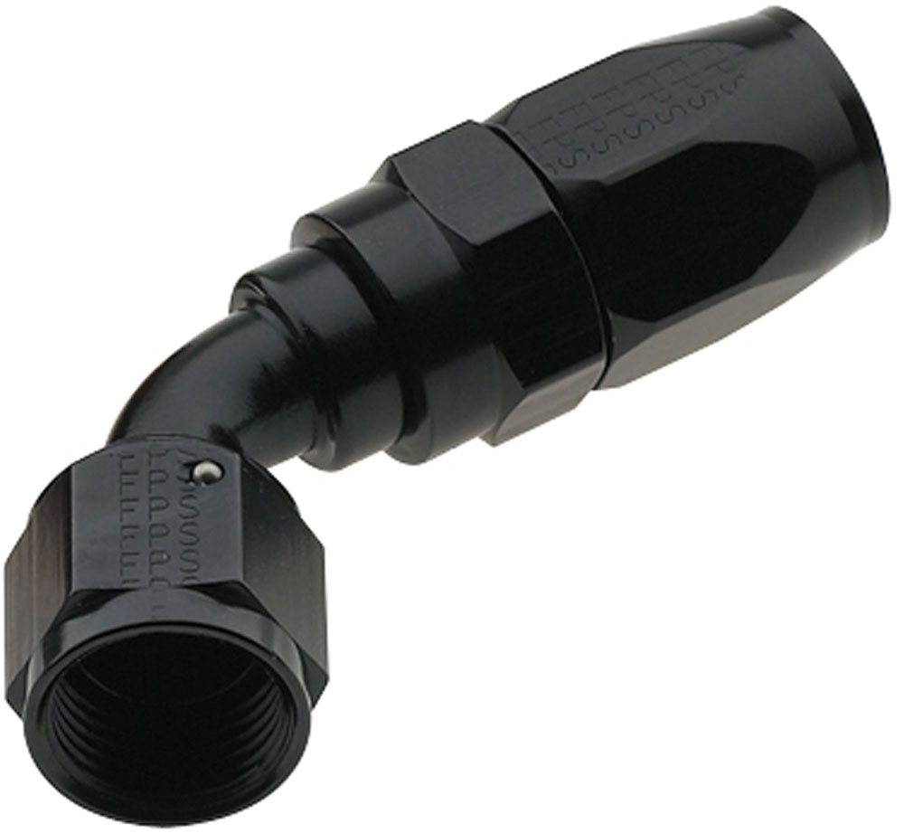 226006-BL 60 deg 2000 Series Pro-Flow -06 AN Hose End, Black