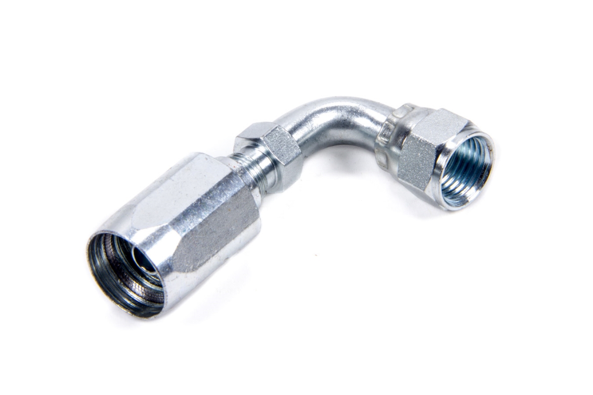 259006 90 deg Steel Power Steering -06 AN Hose End