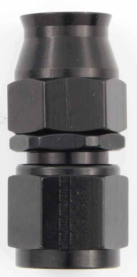 680110-BL Straight -10 AN Real Street PTFE Race Hose End, Black