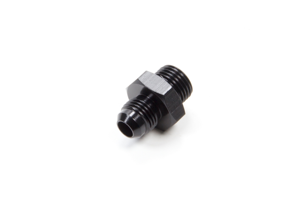 460616-BL Black Adapter Fitting, -6 AN x 16 x 1.5 mm