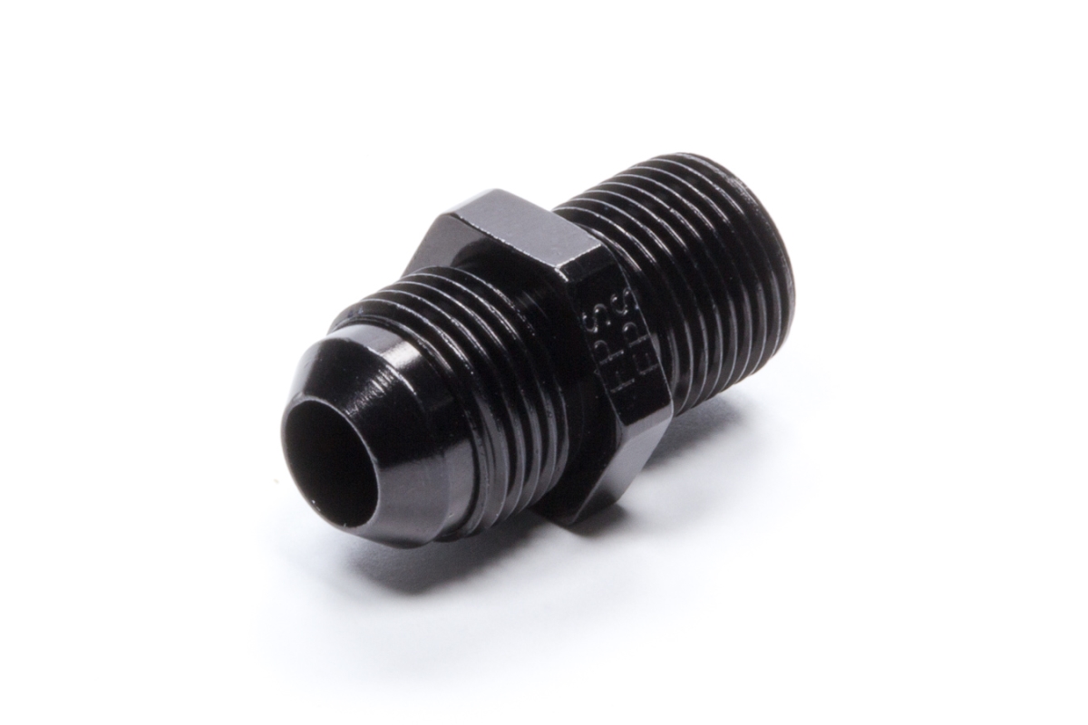 460818-BL Black Adapter Fitting, -8 AN x 18 x 1.5 mm