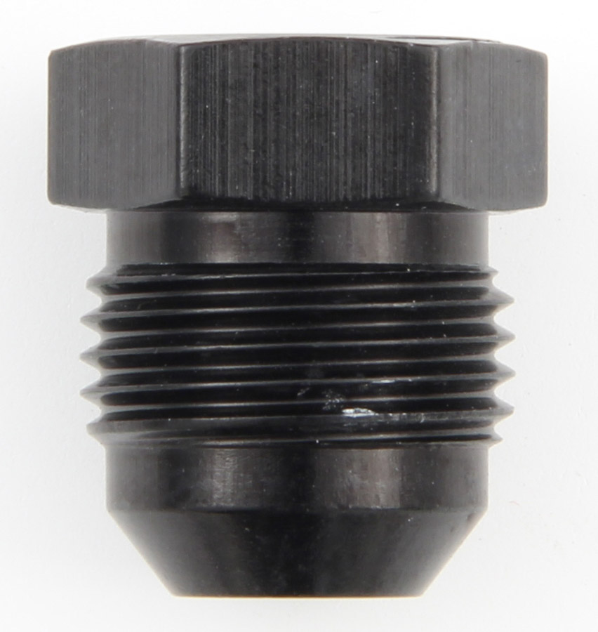480610-BL Aluminum -10 AN Flare Plug, Black