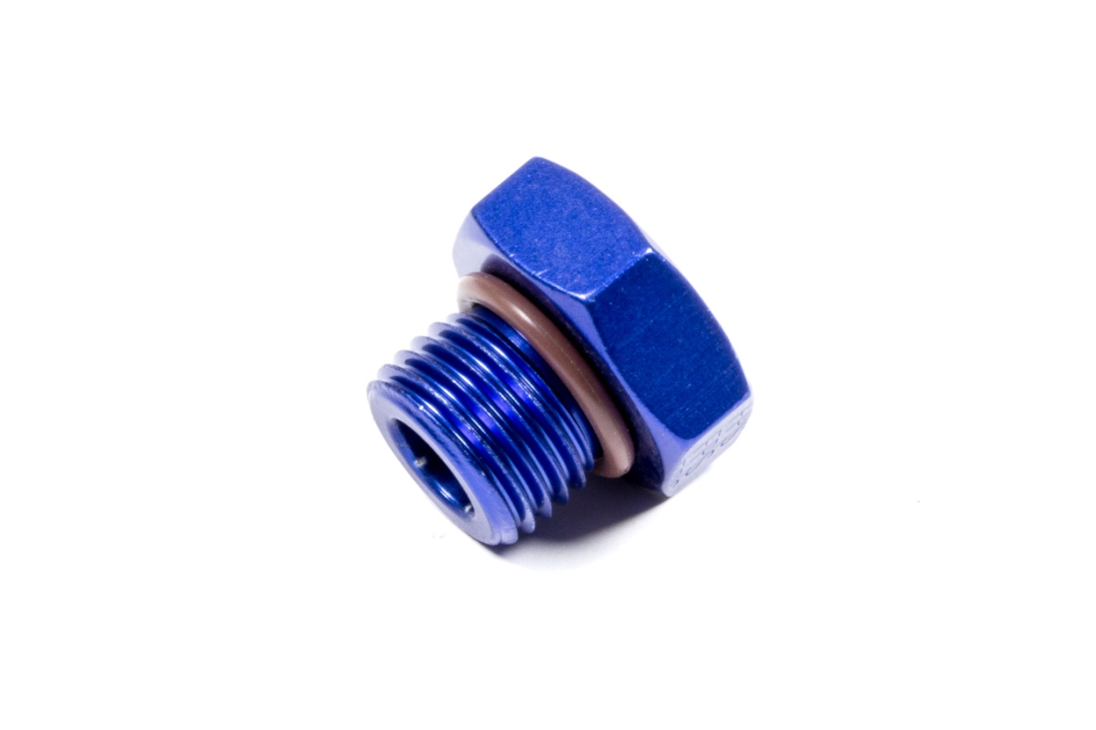 481406 0.56 x -06 AN 18 Port Plug, Blue
