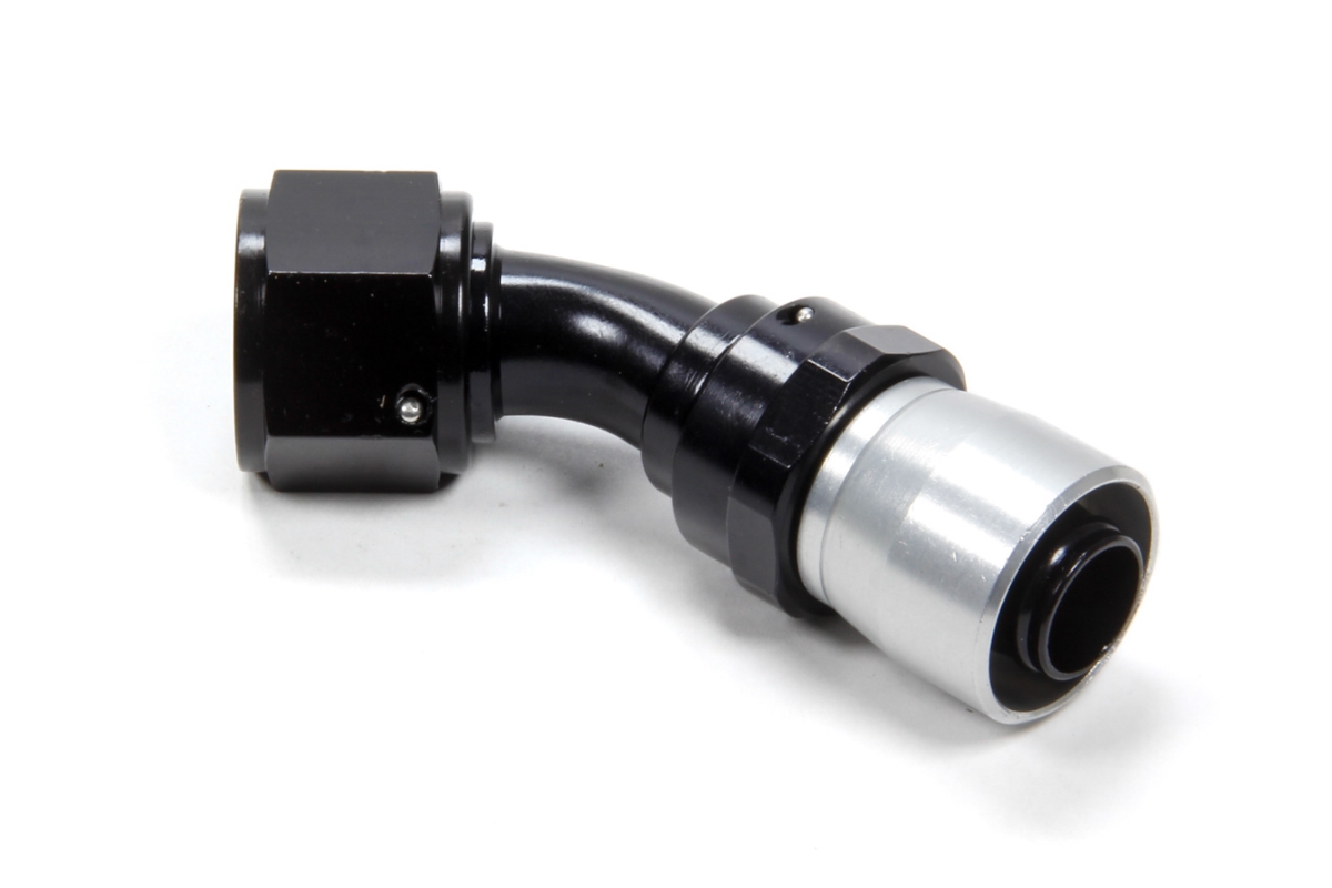 3104512 45 deg Crimp Style -12 AN Hose Fitting
