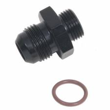495113-BL 0.88-14 x -6 AN Port O-Ring Adapter Fitting, Black