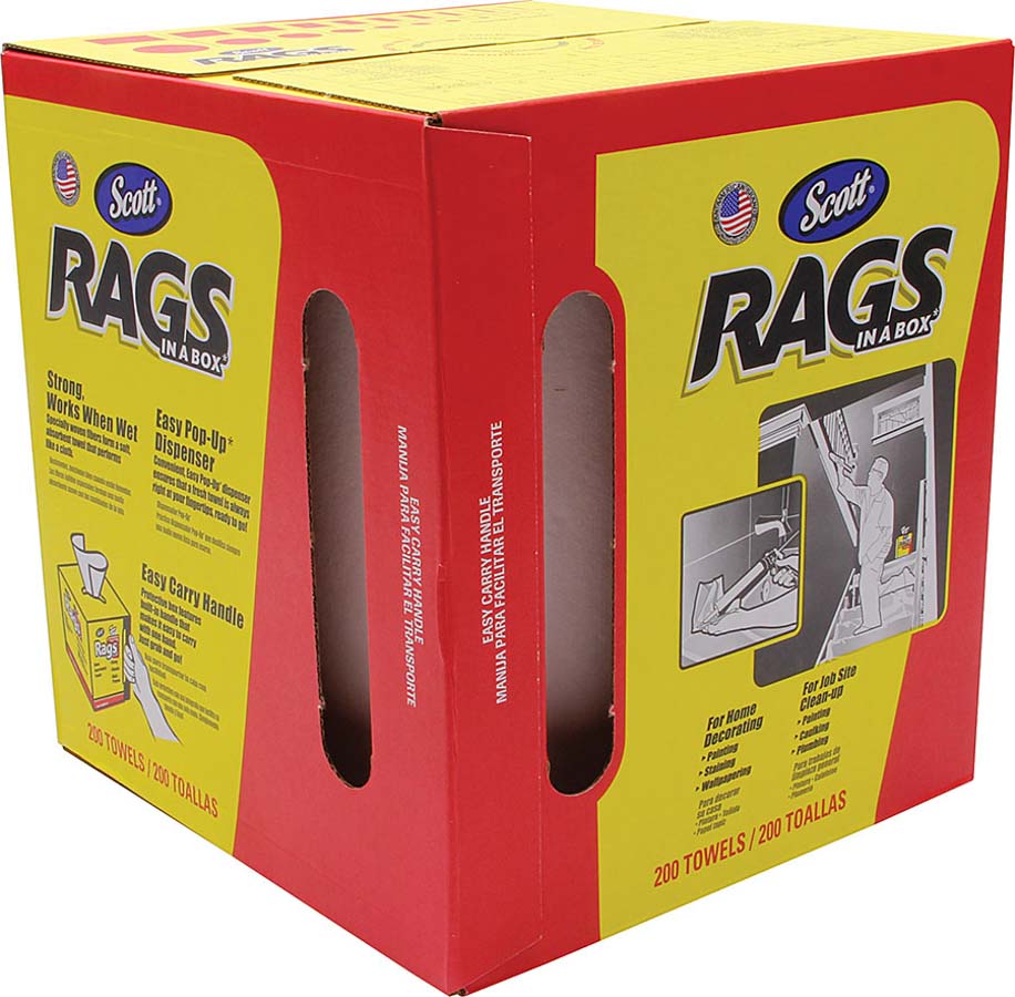 ALL12005 Scott Rags in Box - 200 Count