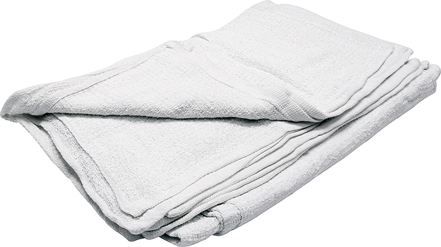 ALL12012 Terry Towels, White - Pack of 12