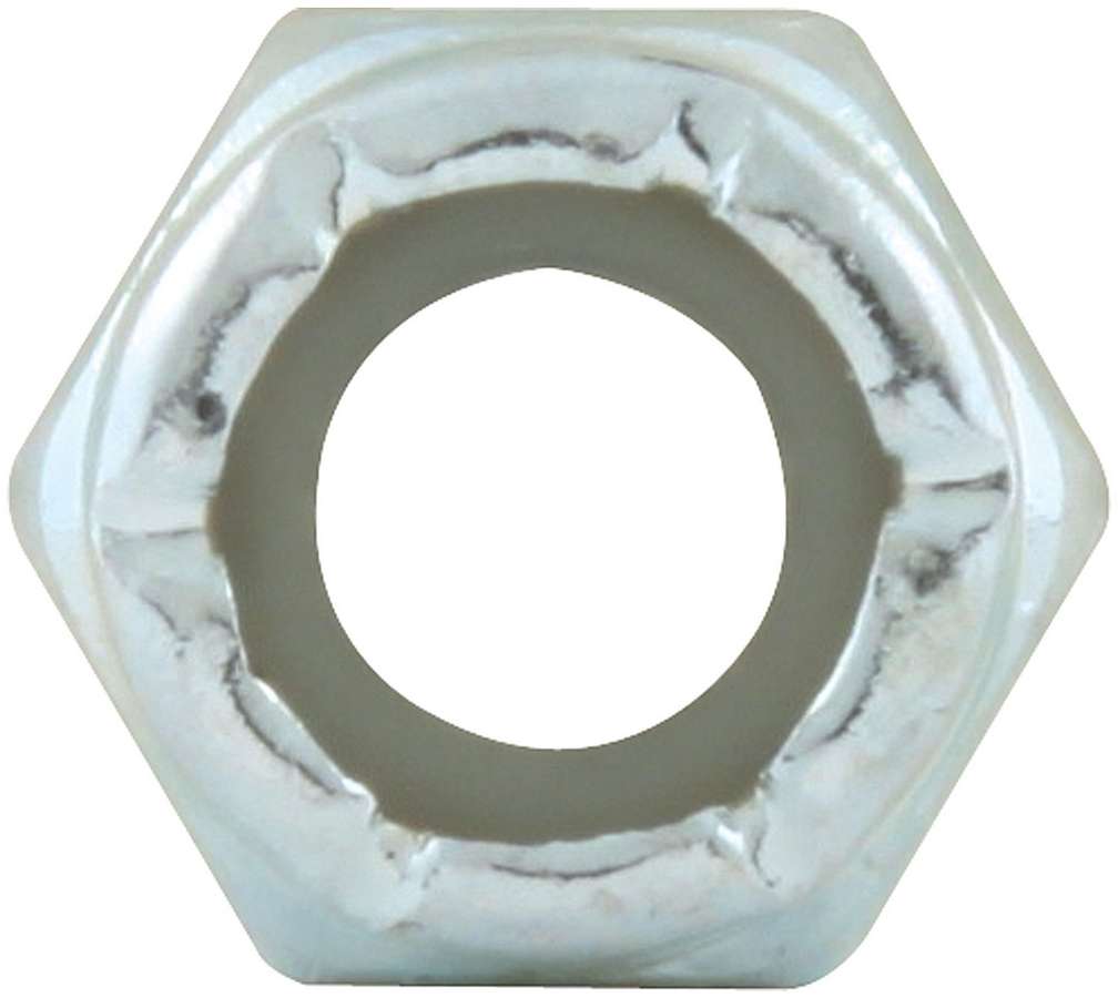 0.25 in. 28 Coarse Thread Thin Nylon Insert Nuts - Pack of 10