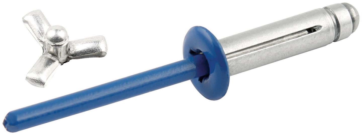 0.38 in. Small Head Flange Type Rivet, Chevron Blue - Pack of 250