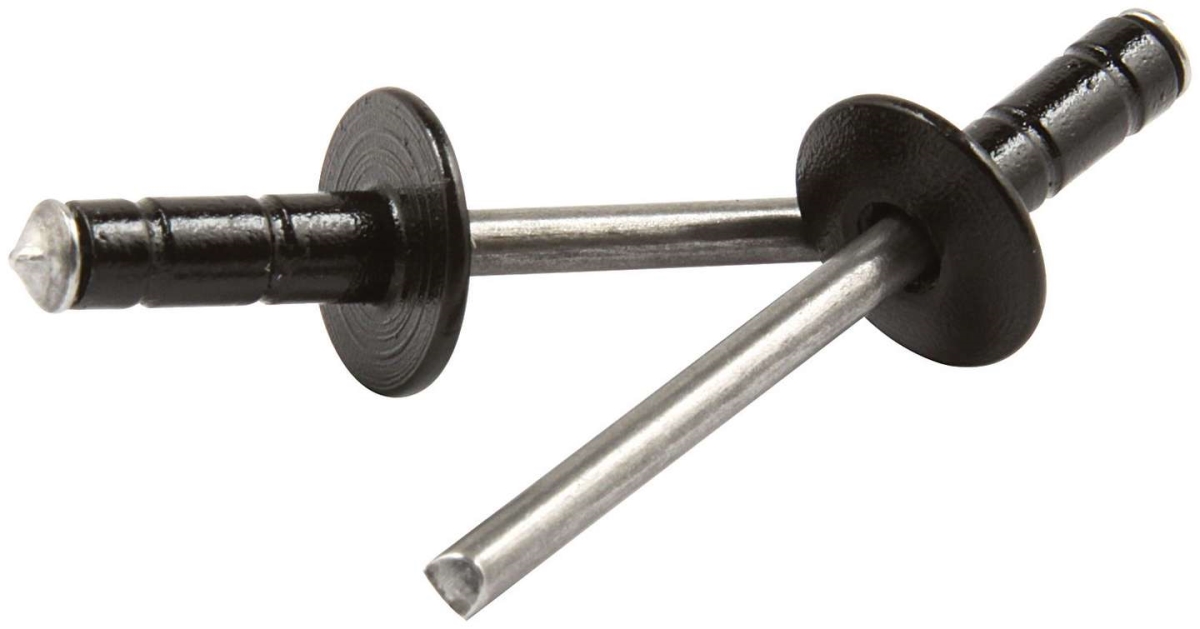 Medium Head Multi-Grip Rivet, Black - Pack of 250