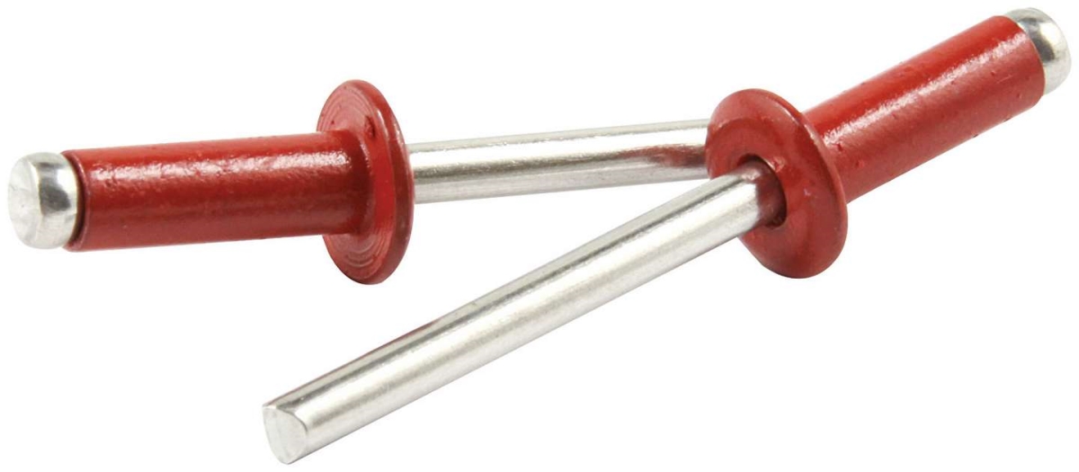 Small Head Aluminum Rivet, Red - Pack of 250
