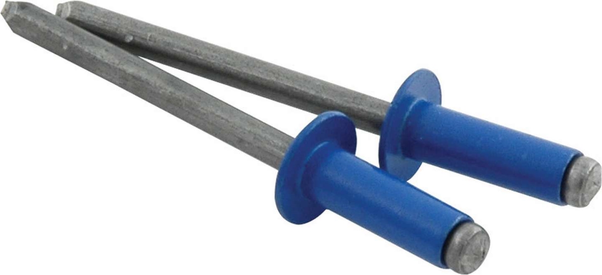 Small Head Rivet, Chevron Blue - Pack of 250