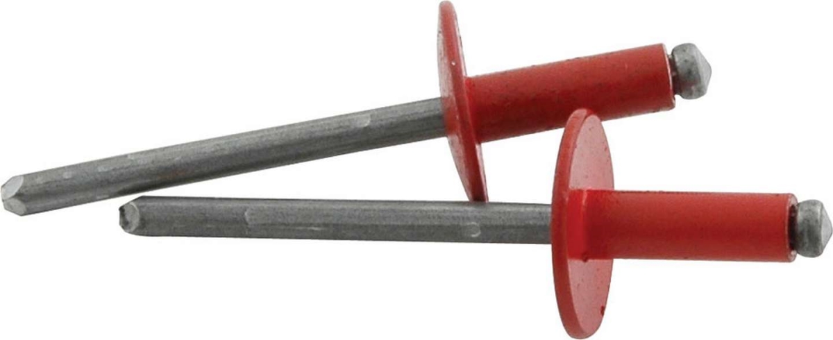 Large Head Rivet, Red - Pack of 250