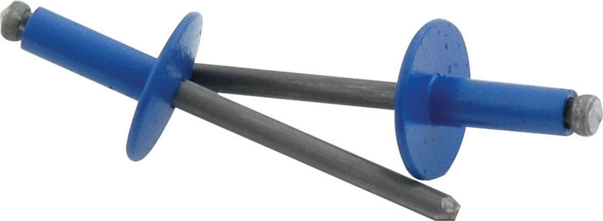 Large Head Rivet, Chevron Blue - Pack of 250