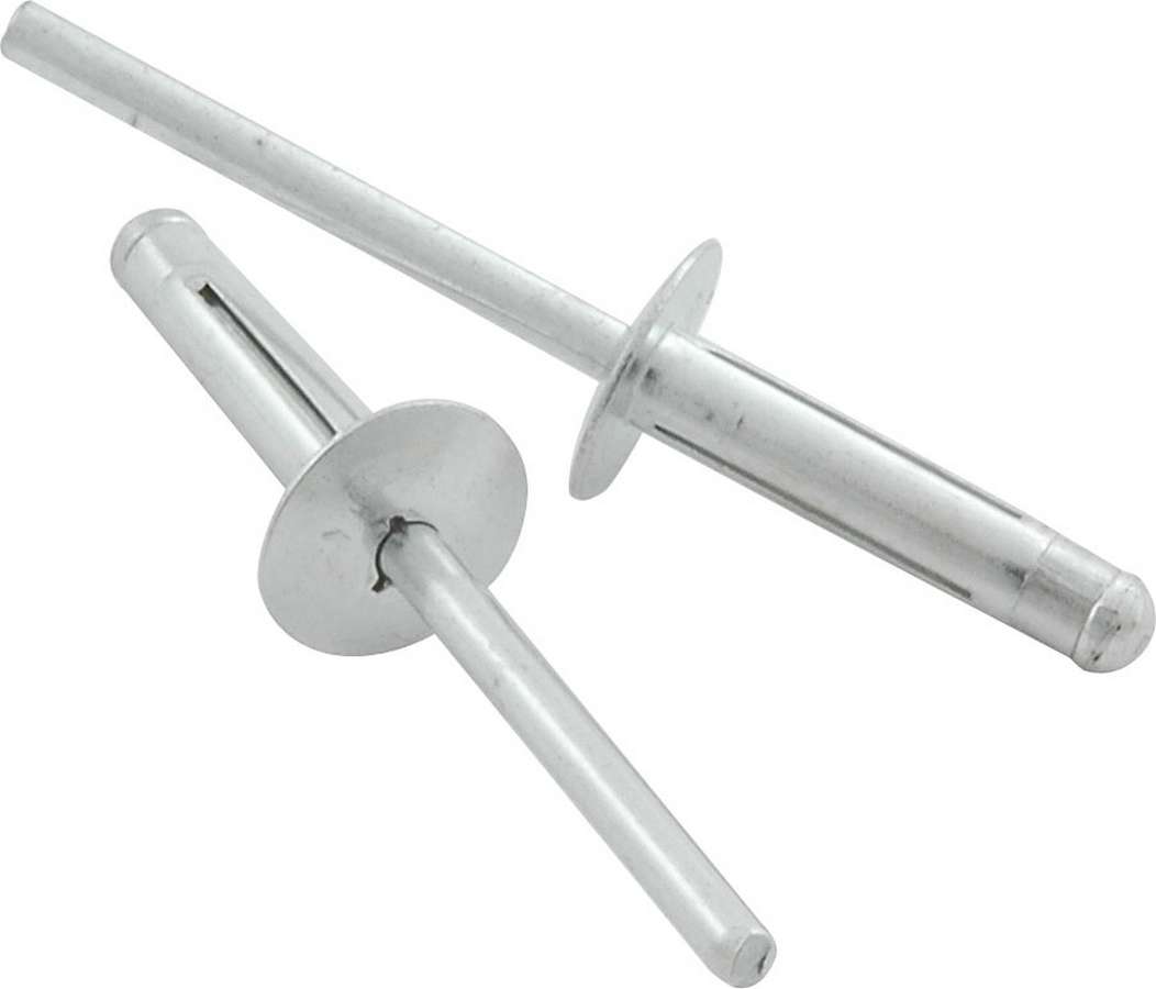 Medium Head Flange Type Aluminum Mandrel Rivet, Silver - Pack of 250
