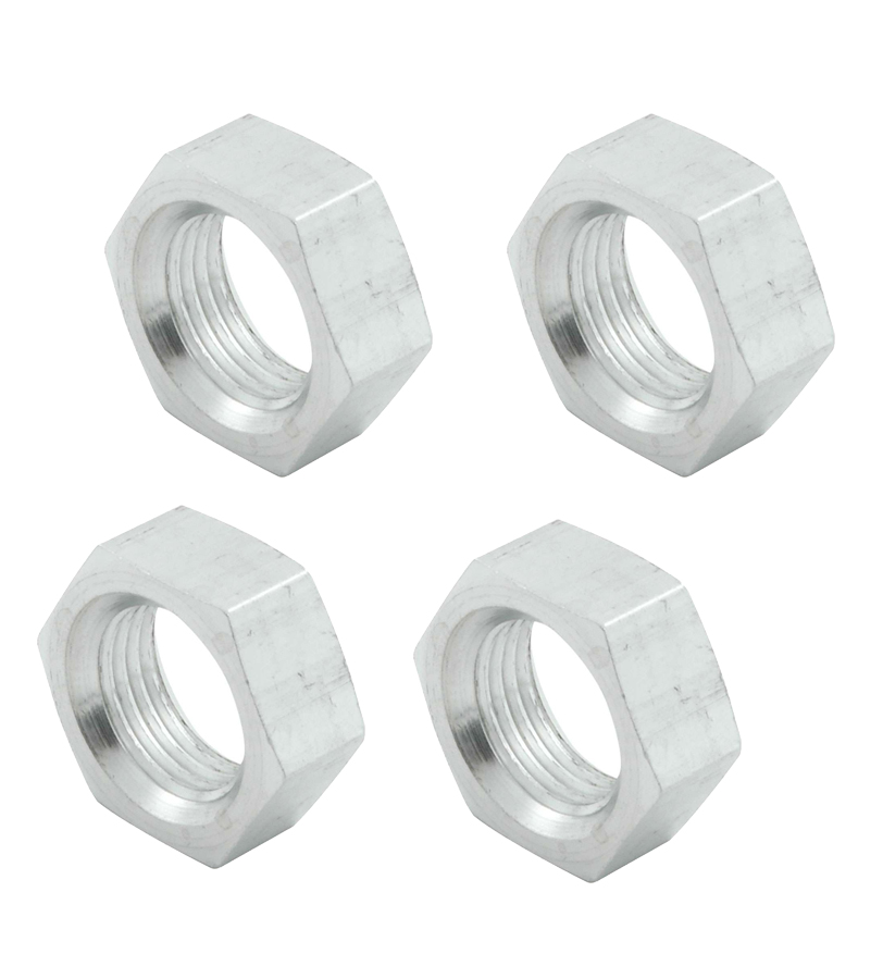 0.75 in. 16 Right Hand Aluminum Jam Nuts - Pack of 4