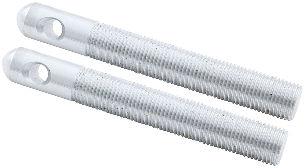 0.5 in. Dia. Replacement Aluminum Hood Pins, Silver - Pack of 2