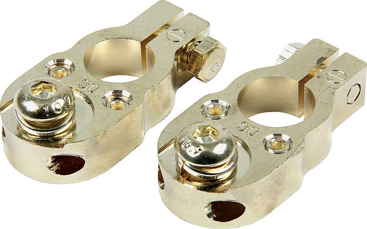 Top-Mount Battery Terminals, Gold